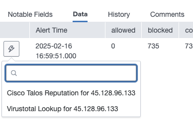 Workflow Action in Data Tab