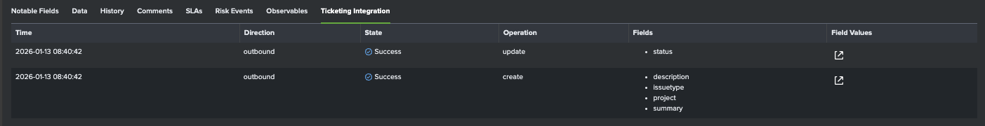 Viewing Integration Status in AME