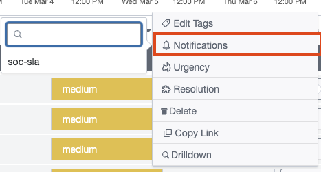 Update Notification Scheme